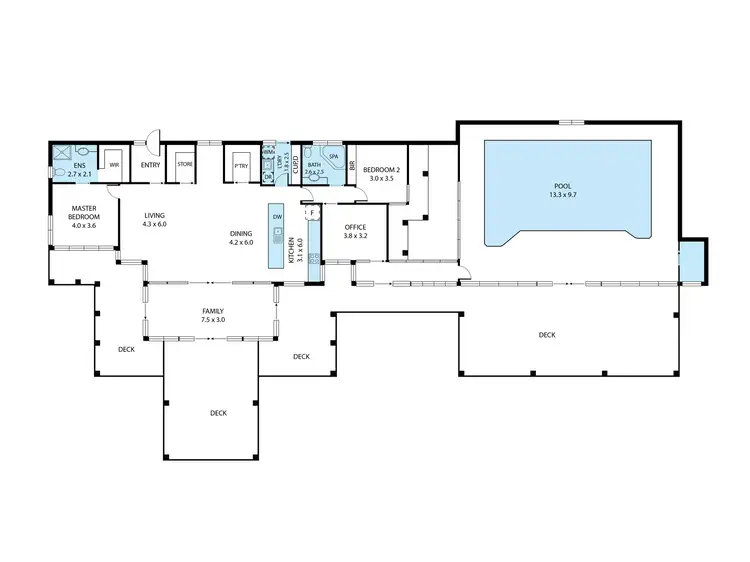 Floorplan of Homely house listing, 2120 EUROA-STRATHBOGIE ROAD, Strathbogie VIC 3666