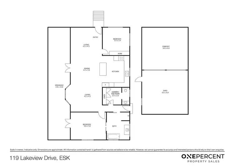 Floorplan of Homely house listing, 119 Lakeview Drive, Esk QLD 4312