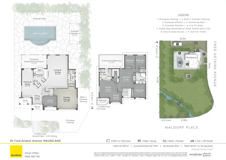 Floorplan of Homely house listing, 35 Fred Astaire Avenue, Maudsland QLD 4210