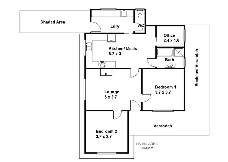 Floorplan of Homely house listing, 314 Old Sturt Highway, Glossop SA 5344