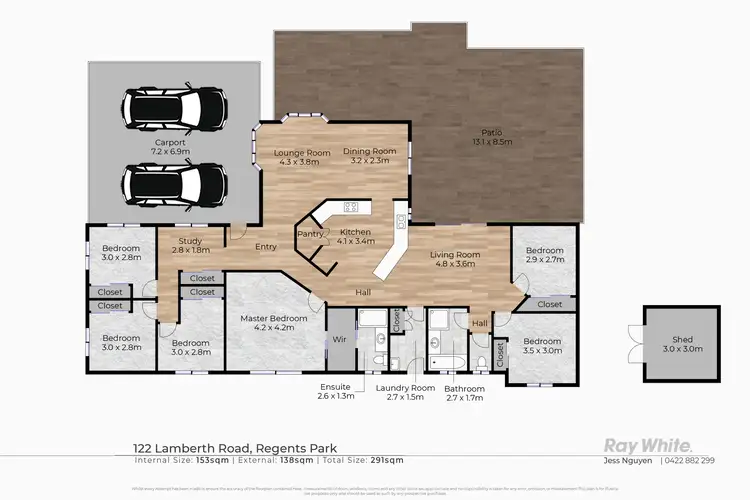 Floorplan of Homely house listing, 122 Lamberth Road, Regents Park QLD 4118