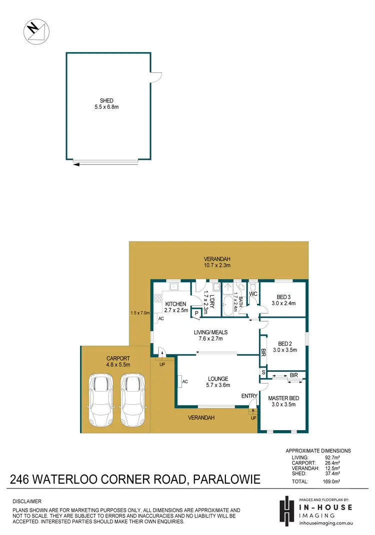Floorplan of Homely house listing, 246 Waterloo Corner Road, Paralowie SA 5108
