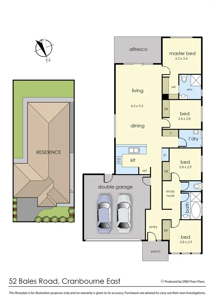 Floorplan of Homely house listing, 52 Bales Road, Cranbourne East VIC 3977