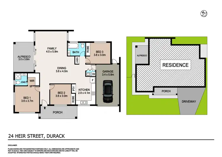 Floorplan of Homely house listing, 24 Heir Street, Durack NT 830