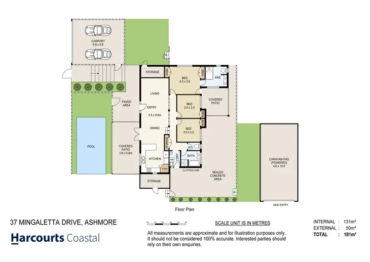 Floorplan of Homely house listing, 37 Mingaletta Drive, Ashmore QLD 4214