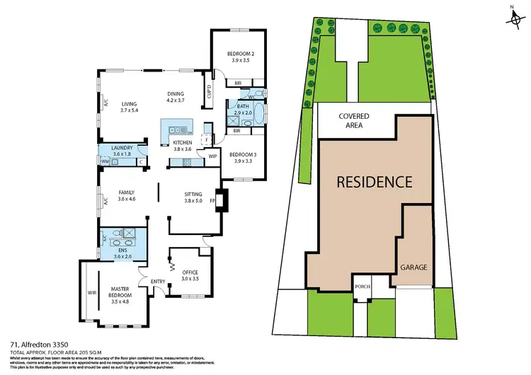 Floorplan of Homely house listing, 71 Alfredton Drive, Alfredton VIC 3350