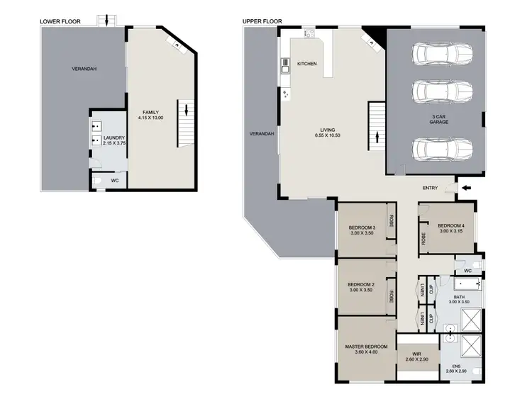 Floorplan of Homely house listing, 14 Dame Pattie Avenue, Clinton QLD 4680