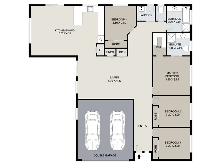 Floorplan of Homely house listing, 43 Col Brown Avenue, Clinton QLD 4680