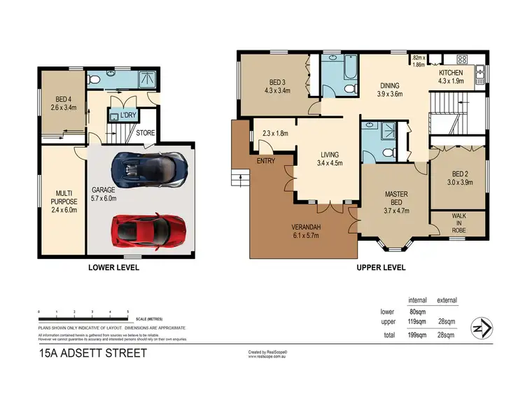 Floorplan of Homely townhouse listing, 15A Adsett Street, Taringa QLD 4068