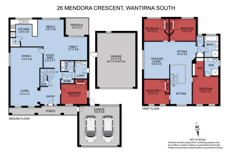 Floorplan of Homely house listing, 26 Mendora Crescent, Wantirna South VIC 3152