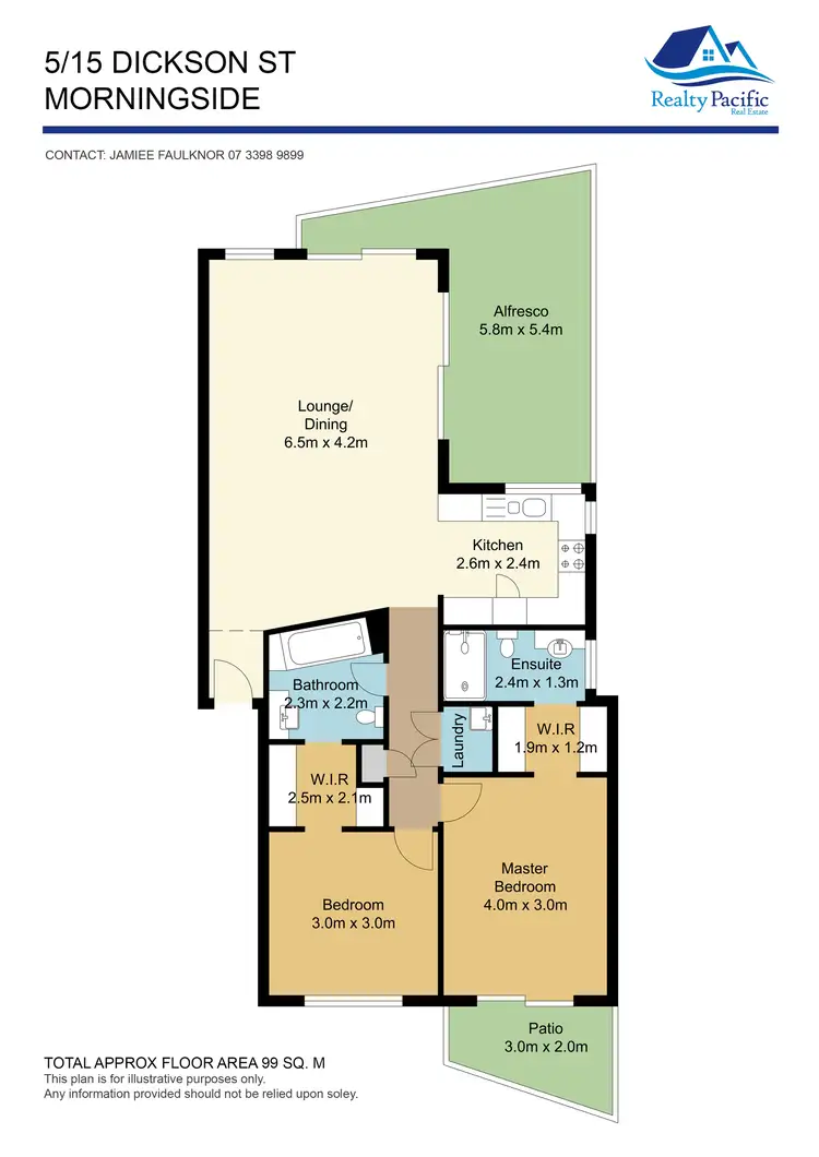 Floorplan of Homely unit listing, 5/15 Dickson Street, Morningside QLD 4170
