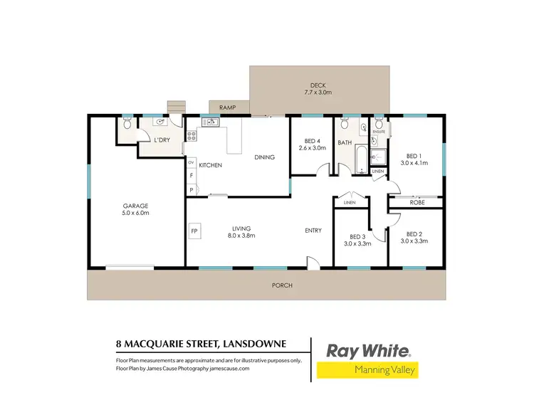 Floorplan of Homely house listing, 8 Macquarie Street, Lansdowne NSW 2430