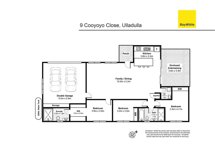 Floorplan of Homely house listing, 9 Cooyoyo Close, Ulladulla NSW 2539
