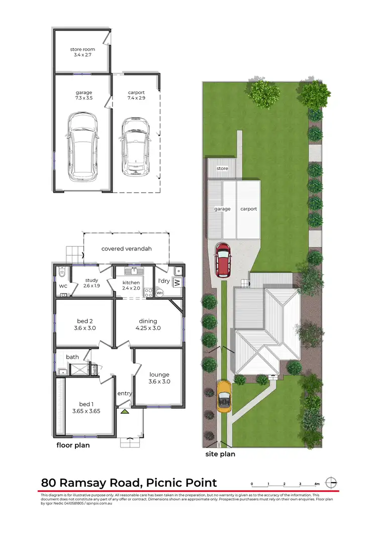 Floorplan of Homely house listing, 80 Ramsay Road, Picnic Point NSW 2213