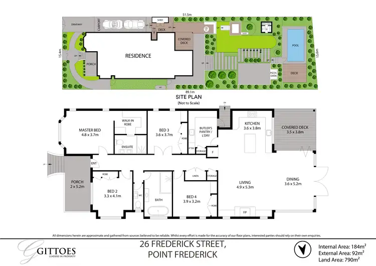 Floorplan of Homely house listing, 26 Frederick Street, Point Frederick NSW 2250