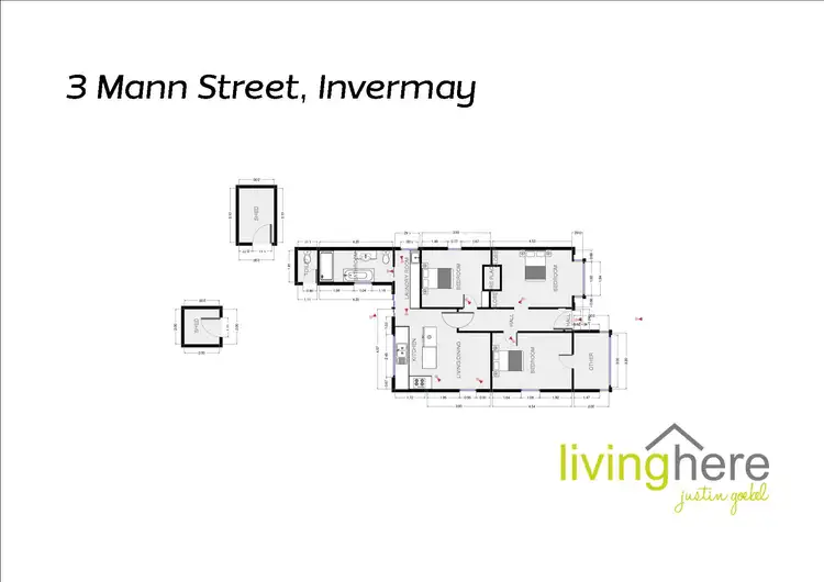 Floorplan of Homely house listing, 3 Mann Street, Invermay TAS 7248
