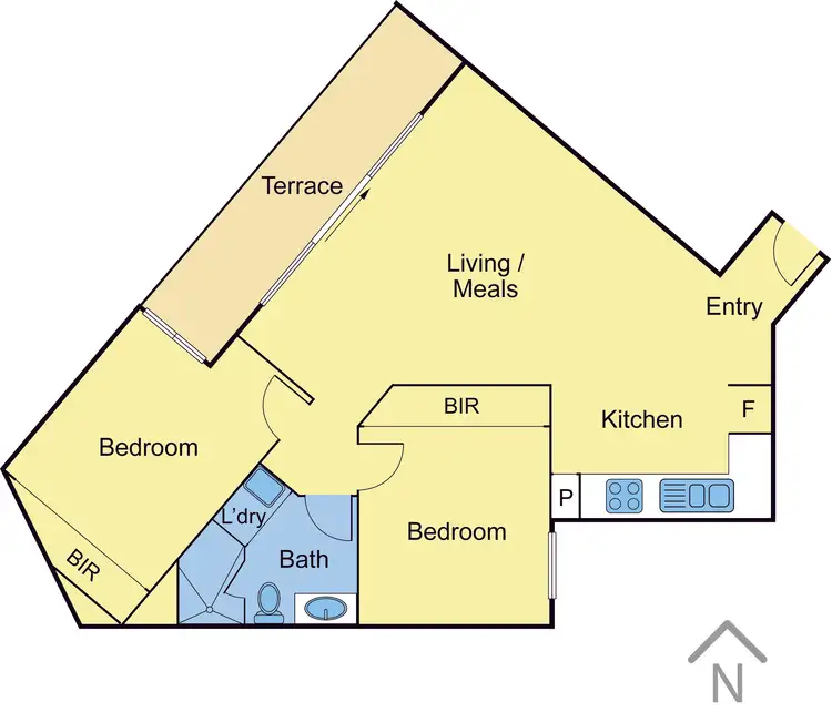 Floorplan of Homely apartment listing, 3/56-58 Burwood Road, Hawthorn VIC 3122