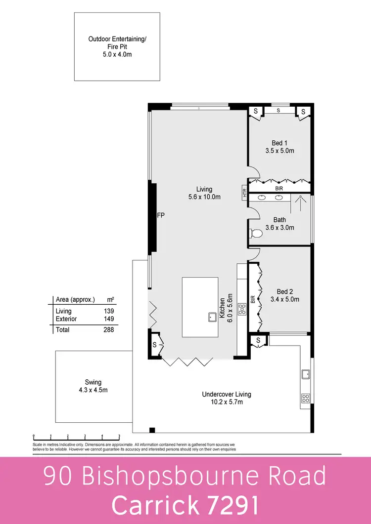 Floorplan of Homely house listing, 90 Bishopsbourne Road, Carrick TAS 7291