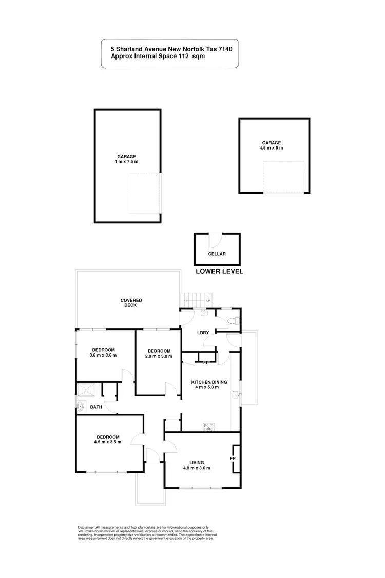 Floorplan of Homely house listing, 5 Sharland Avenue, New Norfolk TAS 7140