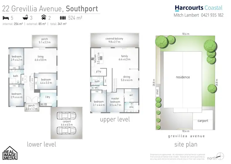 Floorplan of Homely house listing, 22 Grevillia Avenue, Southport QLD 4215