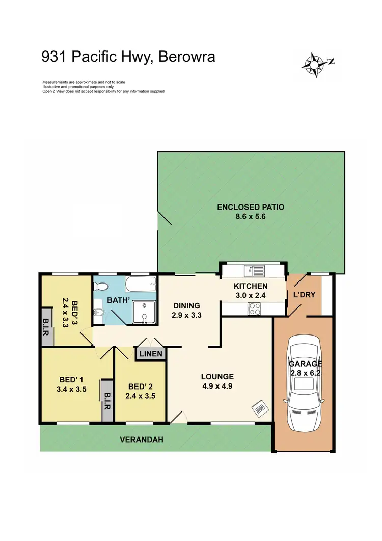 Floorplan of Homely house listing, 931 Pacific Highway, Berowra NSW 2081