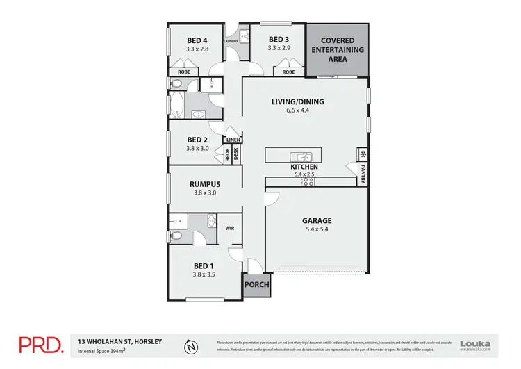 Floorplan of Homely house listing, 13 Wholahan Avenue, Horsley NSW 2530