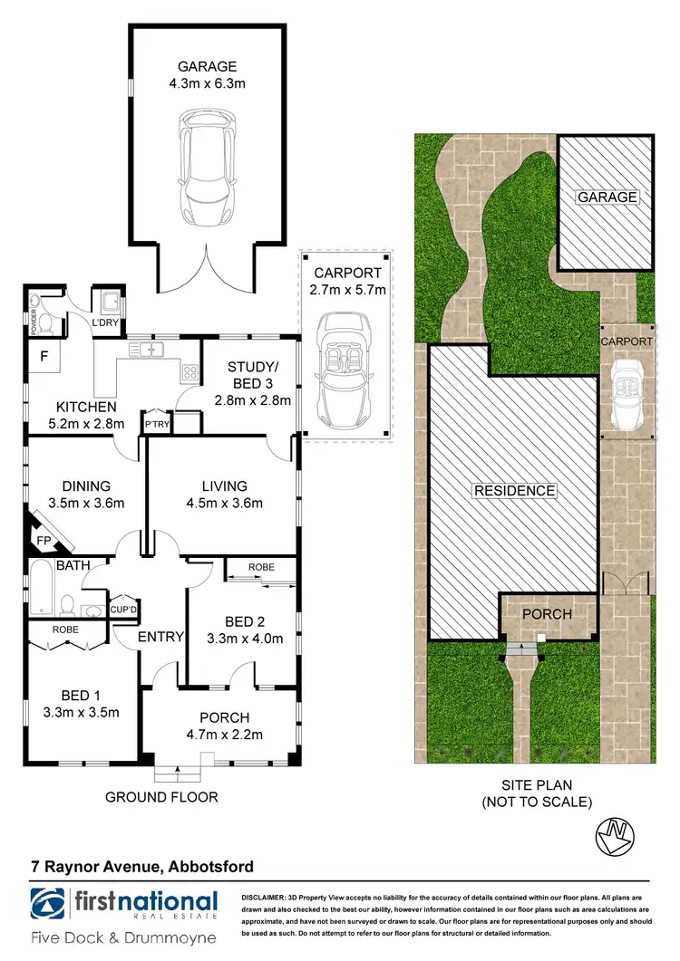 Floorplan of Homely house listing, 7 Raynor Avenue, Abbotsford NSW 2046