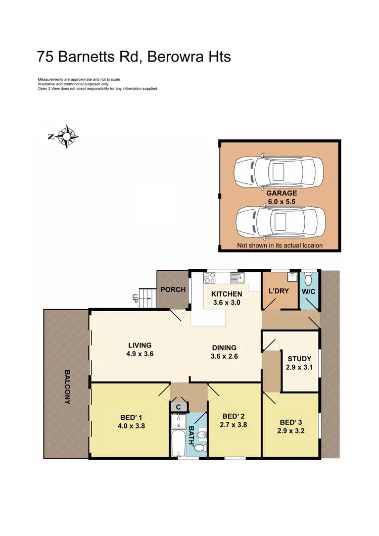 Floorplan of Homely house listing, 75 Barnetts Road, Berowra Heights NSW 2082