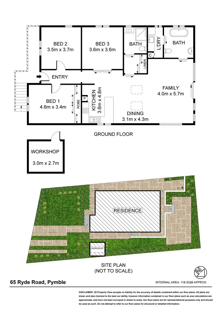 Floorplan of Homely house listing, 65 Ryde Rd, Pymble NSW 2073