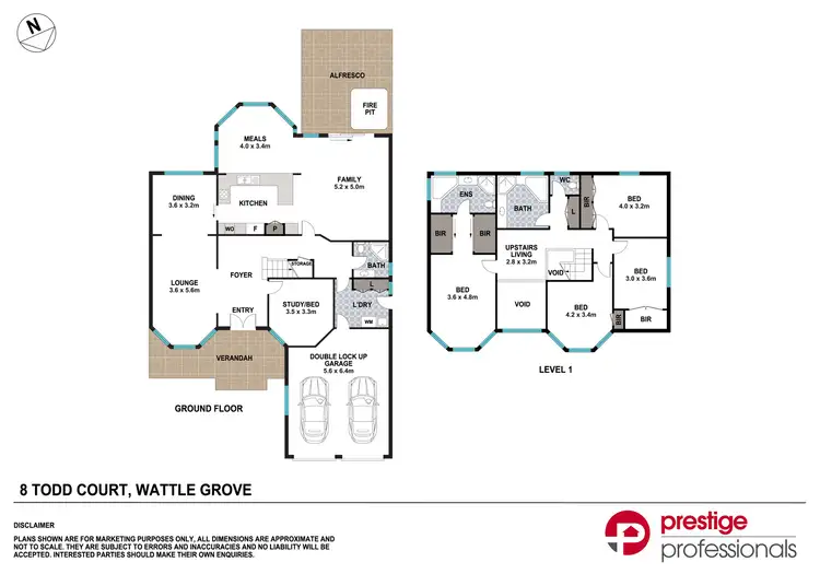 Floorplan of Homely house listing, 8 Todd Court, Wattle Grove NSW 2173