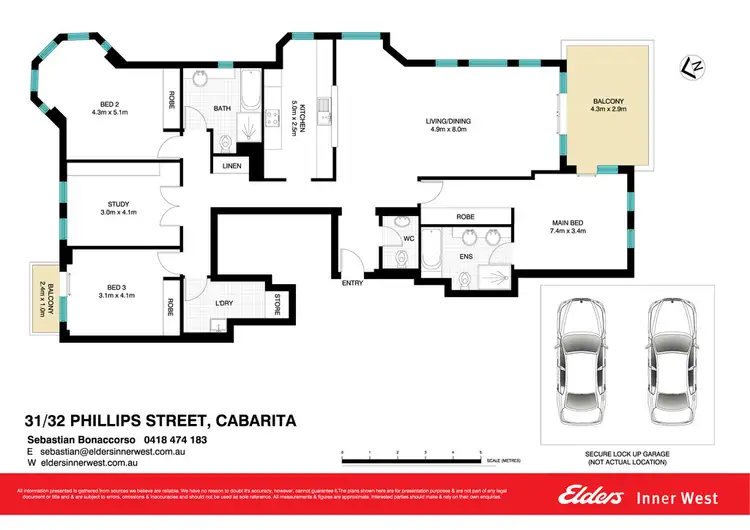 Floorplan of Homely unit listing, 31/32 Phillips Street, Cabarita NSW 2137