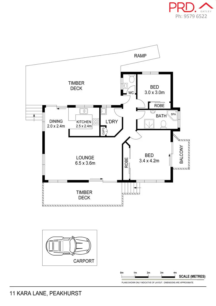 Floorplan of Homely house listing, 11 Kara Lane, Peakhurst Heights NSW 2210