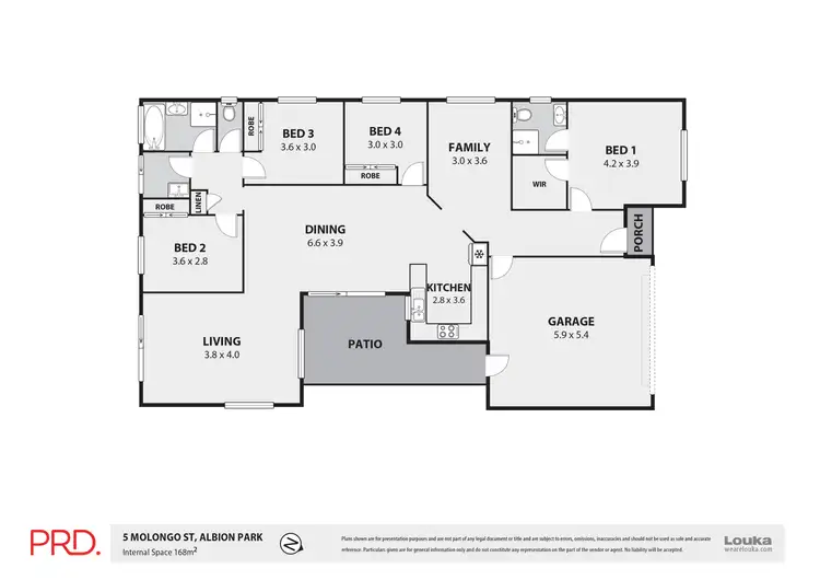 Floorplan of Homely house listing, 5 Molongo Street, Albion Park NSW 2527
