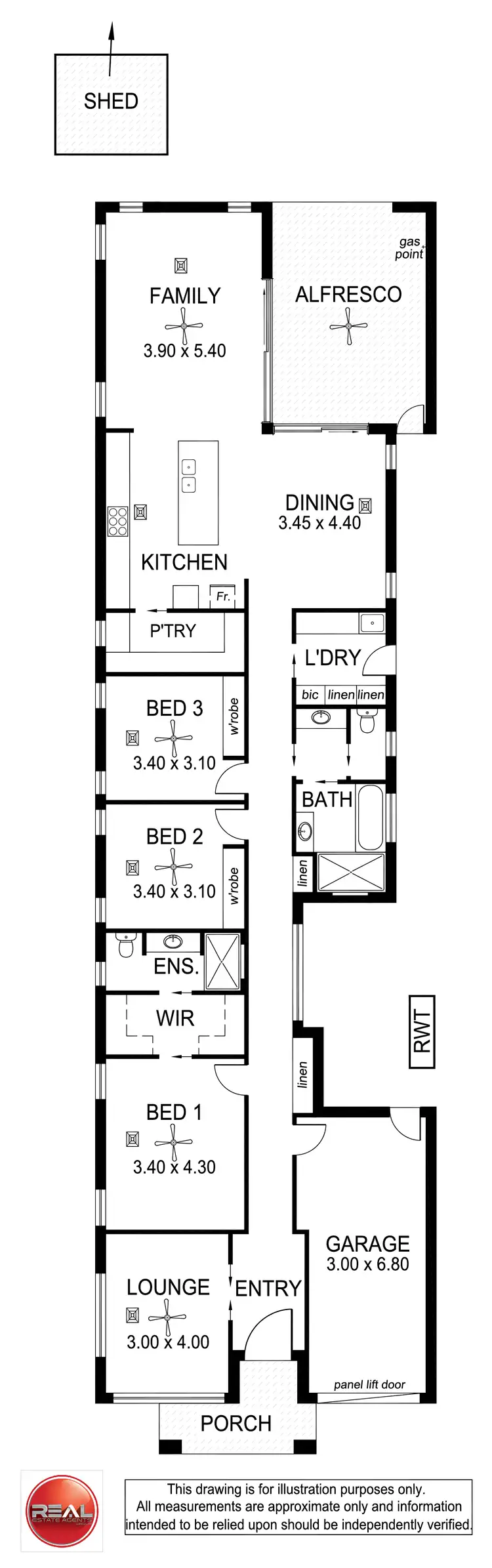 Floorplan of Homely house listing, 9a Livingstone Street, Glengowrie SA 5044