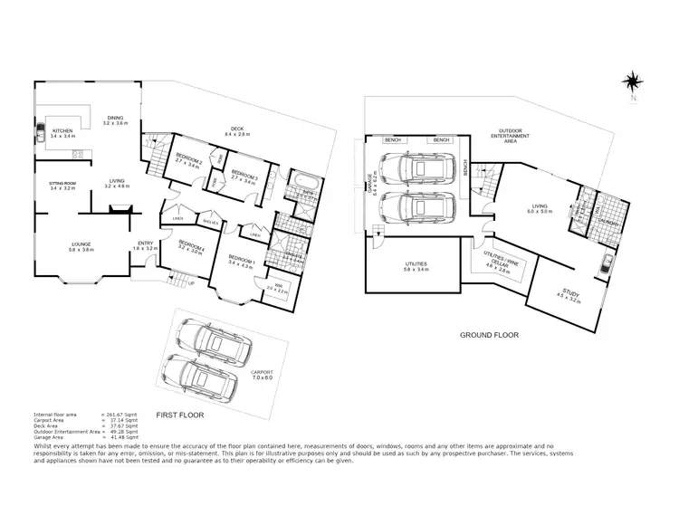 Floorplan of Homely house listing, 39 Skyline Drive, Blue Mountain Heights QLD 4350
