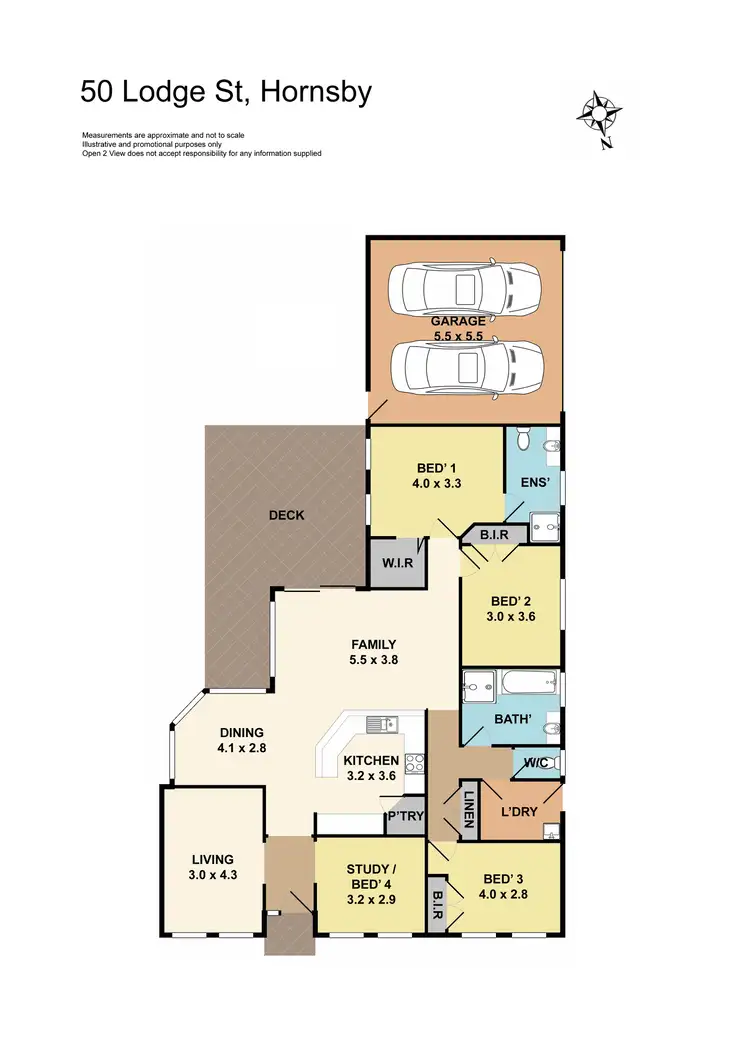 Floorplan of Homely house listing, 50 Lodge Street, Hornsby NSW 2077