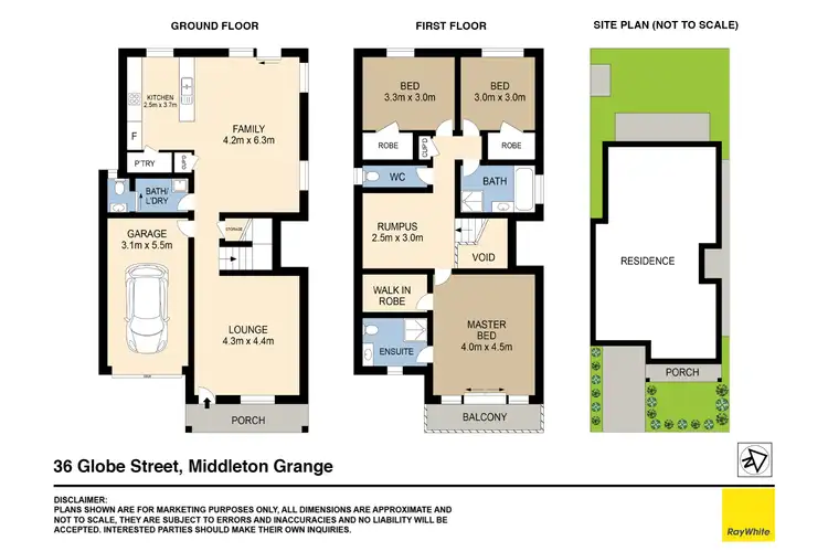 Floorplan of Homely house listing, 36 Globe Street, Middleton Grange NSW 2171