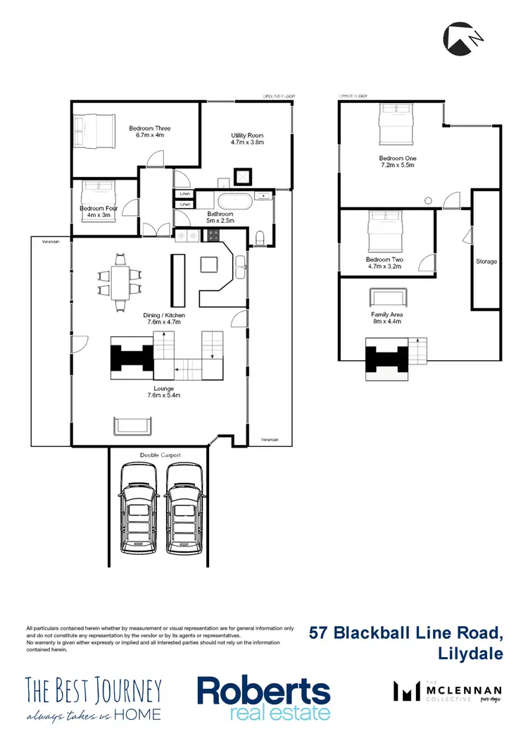 Floorplan of Homely house listing, 57 Blackball Line Road, Lilydale TAS 7268