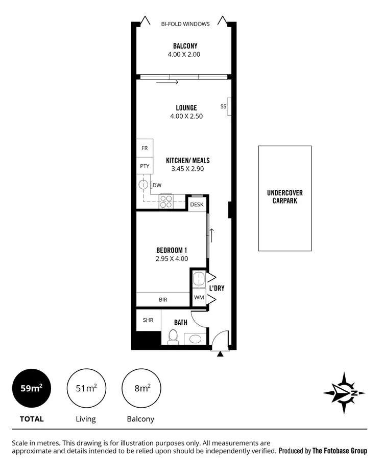 Floorplan of Homely house listing, 704/185 Morphett Street, Adelaide SA 5000