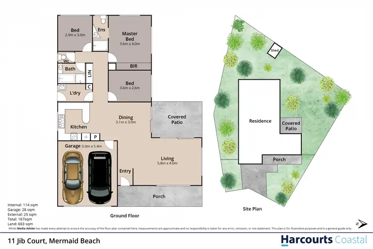Floorplan of Homely house listing, 11 Jib Court, Mermaid Waters QLD 4218