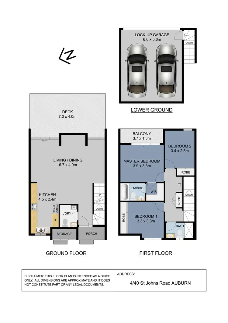 Floorplan of Homely townhouse listing, 4/40 St Johns Road, Auburn NSW 2144