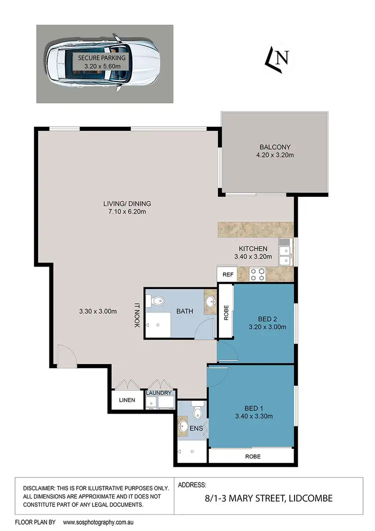 Floorplan of Homely apartment listing, 8/1-3 Mary Street, Lidcombe NSW 2141