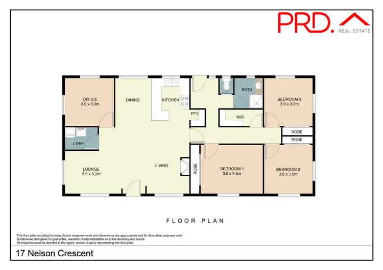 Floorplan of Homely house listing, 17 Nelson Crescent, Tamworth NSW 2340