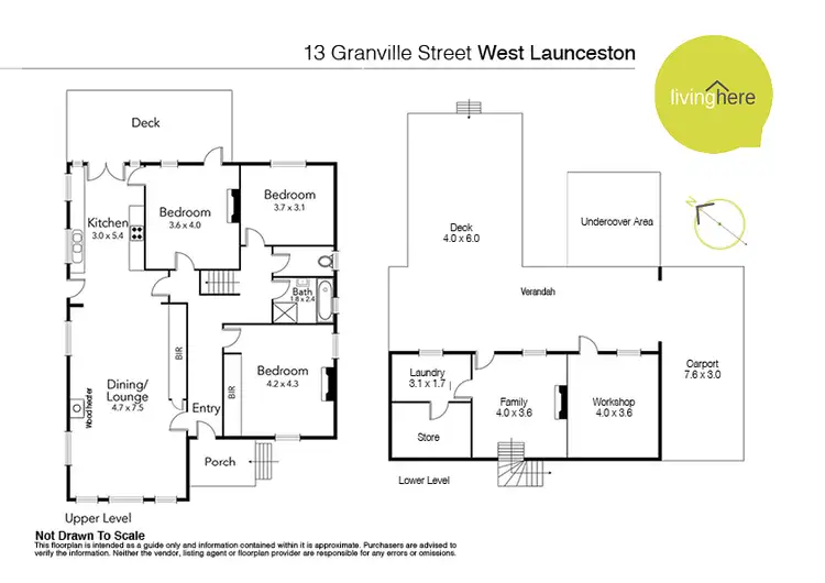 Floorplan of Homely house listing, 13 Granville Street, West Launceston TAS 7250