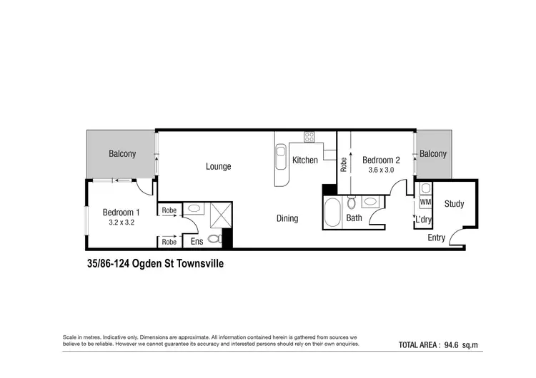 Floorplan of Homely house listing, 35/86-124 Ogden Street, Townsville City QLD 4810
