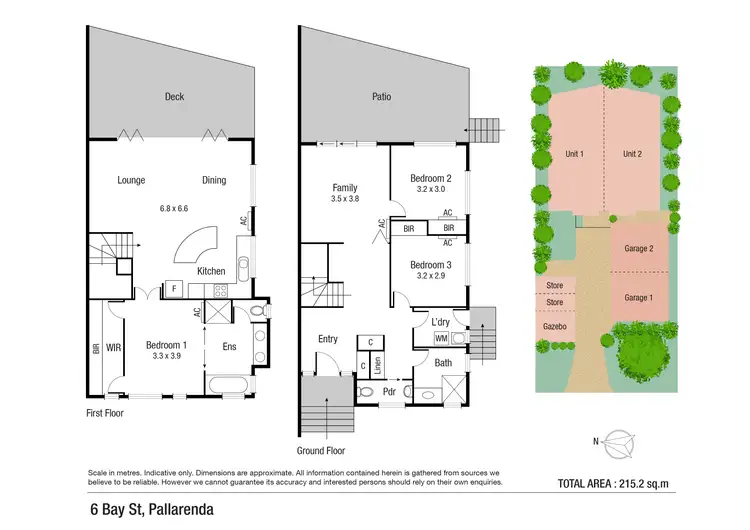 Floorplan of Homely townhouse listing, 2/6 Bay Street, Pallarenda QLD 4810