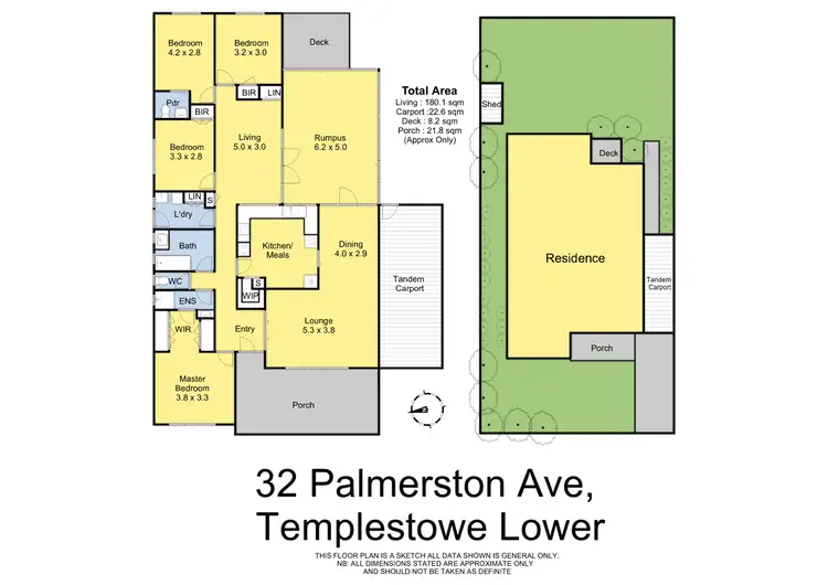 Floorplan of Homely house listing, 32 Palmerston Avenue, Templestowe Lower VIC 3107