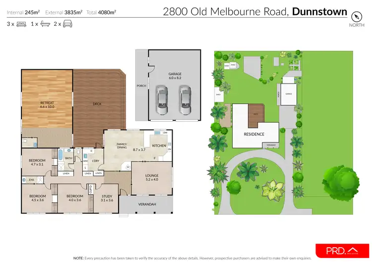 Floorplan of Homely house listing, 2800 Old Melbourne Road, Dunnstown VIC 3352