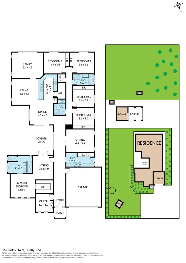 Floorplan of Homely house listing, 162 Pasley Street, Huntly VIC 3551