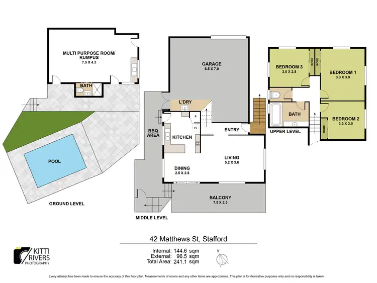 Floorplan of Homely house listing, 42 Matthews Street, Stafford QLD 4053